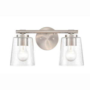 Millennium Lighting 8112-BN Two Light Vanity Brushed Nickel finish