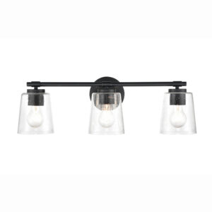 Millennium Lighting 8113-MB Three Light Vanity Matte Black finish