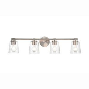 Millennium Lighting 8114-BN Four Light Vanity Brushed Nickel finish