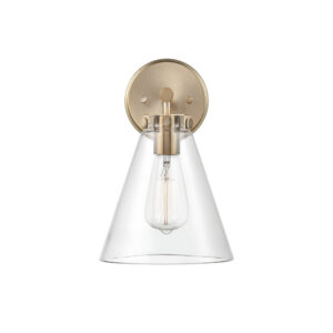 Millennium Lighting 8121-MG Aliza One Light Sconce Modern Gold finish