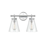 Millennium Lighting 8122-CH Aliza Two Light Vanity Chrome finish
