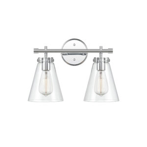 Millennium Lighting 8122-CH Aliza Two Light Vanity Chrome finish