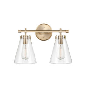 Millennium Lighting 8122-MG Aliza Two Light Vanity Modern Gold finish