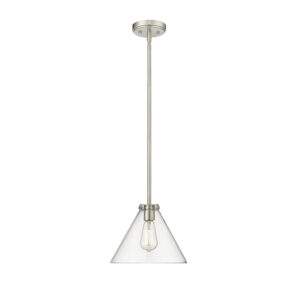 Millennium Lighting 8141-BN Aliza One Light Pendant Brushed Nickel finish