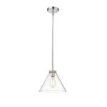Millennium Lighting 8141-CH Aliza One Light Pendant Chrome finish