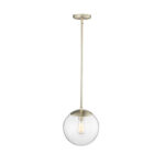 Millennium Lighting 8151-MG Avell One Light Pendant Modern Gold finish