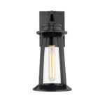 Millennium Lighting 8201-PBK Bolling One Light Outdoor Wall Lantern Powder Coated Black finish