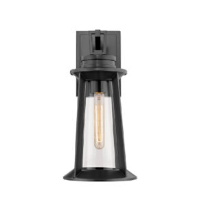 Millennium Lighting 8202-PBK Bolling One Light Outdoor Wall Lantern Powder Coated Black finish