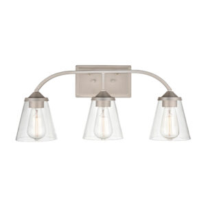 Millennium Lighting 9103-SN Josleen Three Light Vanity Satin Nickel finish