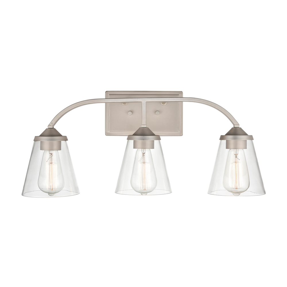Millennium Lighting 9103-SN Josleen Three Light Vanity Satin Nickel finish