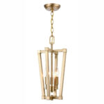 Millennium Lighting 9123-MG Three Light Pendant Modern Gold finish