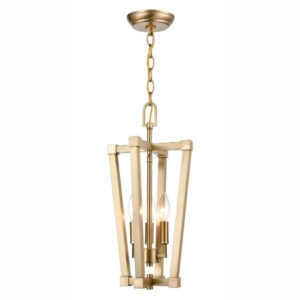 Millennium Lighting 9123-MG Three Light Pendant Modern Gold finish