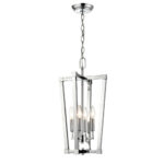Millennium Lighting 9124-CH Four Light Pendant Chrome finish