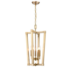 Millennium Lighting 9125-MG Five Light Pendant Modern Gold finish