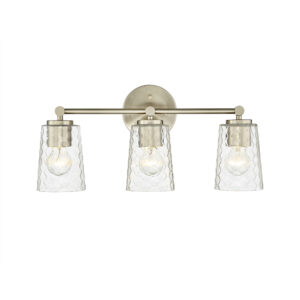 Millennium Lighting 9233-MG Ashli Three Light Vanity Modern Gold finish