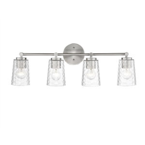 Millennium Lighting 9234-BN Ashli Four Light Vanity Brushed Nickel finish