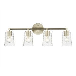 Millennium Lighting 9234-MG Ashli Four Light Vanity Modern Gold finish