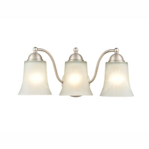 Millennium Lighting 9333-SN Three Light Vanity Satin Nickel finish