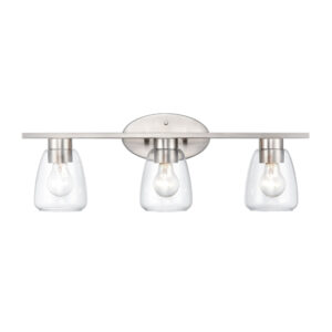 Millennium Lighting 9363-BN Three Light Vanity Brushed Nickel finish