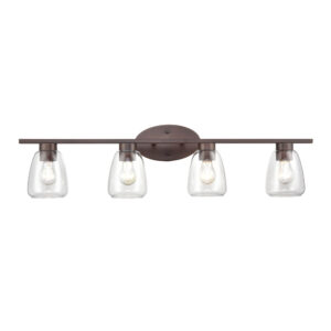 Millennium Lighting 9364-RBZ Four Light Vanity Rubbed Bronze finish