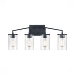 Millennium Lighting 9524-MB Beverlly Four LIght Vanity Matte Black finish