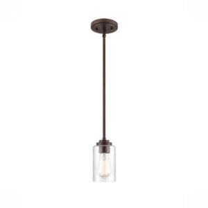 Millennium Lighting 9601-RBZ Moven One Light Mini Pendant Rubbed Bronze finish
