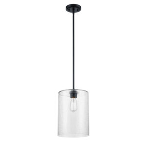 Millennium Lighting 9611-MB Moven One Light Mini Pendant Matte Black finish