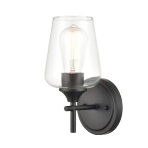 Millennium Lighting 9701-MB Ashford One Light Vanity Matte Black finish