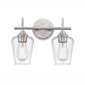 Millennium Lighting 9702-BN Ashford Two Light Vanity Brushed Nickel finish