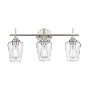 Millennium Lighting 9703-BN Ashford Three Light Vanity Brushed Nickel finish