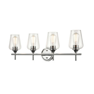 Millennium Lighting 9704-CH Ashford Four Light Vanity Chrome finish