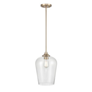 Millennium Lighting 9741-MG Ashford One Light Pendant Modern Gold finish