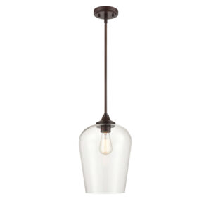 Millennium Lighting 9741-RBZ Ashford One Light Pendant Rubbed Bronze finish