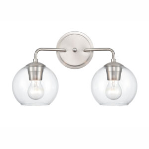 Millennium Lighting 9752-BN Solmer Two Light Vanity Brushed Nickel finish