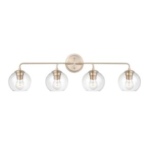 Millennium Lighting 9754-MG Four Light Vanity Modern Gold finish