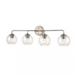 Millennium Lighting 9754-SN Four Light Vanity Satin Nickel finish