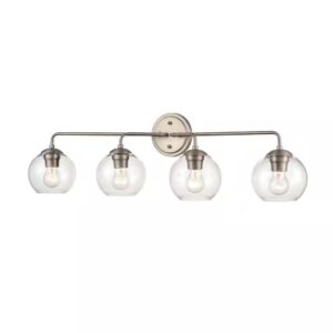 Millennium Lighting 9754-SN Four Light Vanity Satin Nickel finish