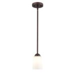Millennium Lighting 9801-RBZ Ivey Lake One Light Mini Pendant Rubbed Bronze finish