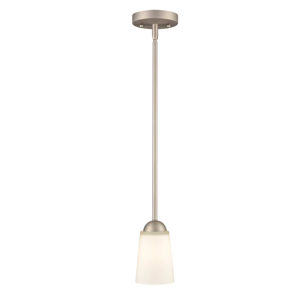 Millennium Lighting 9801-SN Ivey Lake One Light Mini Pendant Satin Nickel finish