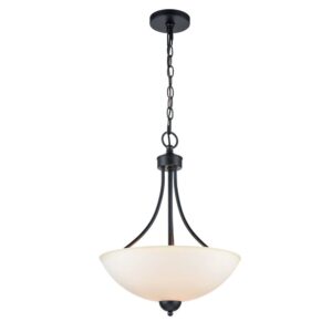 Millennium Lighting 9802-MB Ivey Lake Two Light Pendant Matte Black finish