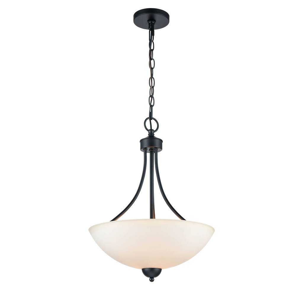 Millennium Lighting 9802-MB Ivey Lake Two Light Pendant Matte Black finish