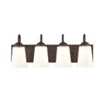 Millennium Lighting 9814-RBZ Ivey Lake Four Light Vanity Rubbed Bronze finish