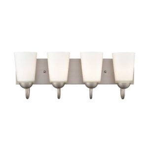 Millennium Lighting 9814-SN Ivey Lake Four Light Vanity Satin Nickel finish
