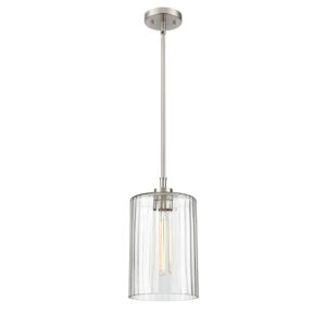 Millennium Lighting 9911-BN Chastine One Light Pendant Brushed Nickel finish