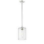 Millennium Lighting 9911-PN Chastine One Light Pendant Polished Nickel finish