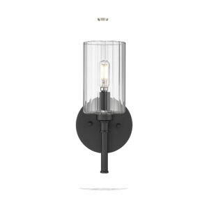 Millennium Lighting 9921-MB Chastine One Light Sconce Matte Black finish