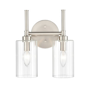 Millennium Lighting 9922-BN Chastine Two Light Vanity Brushed Nickel finish