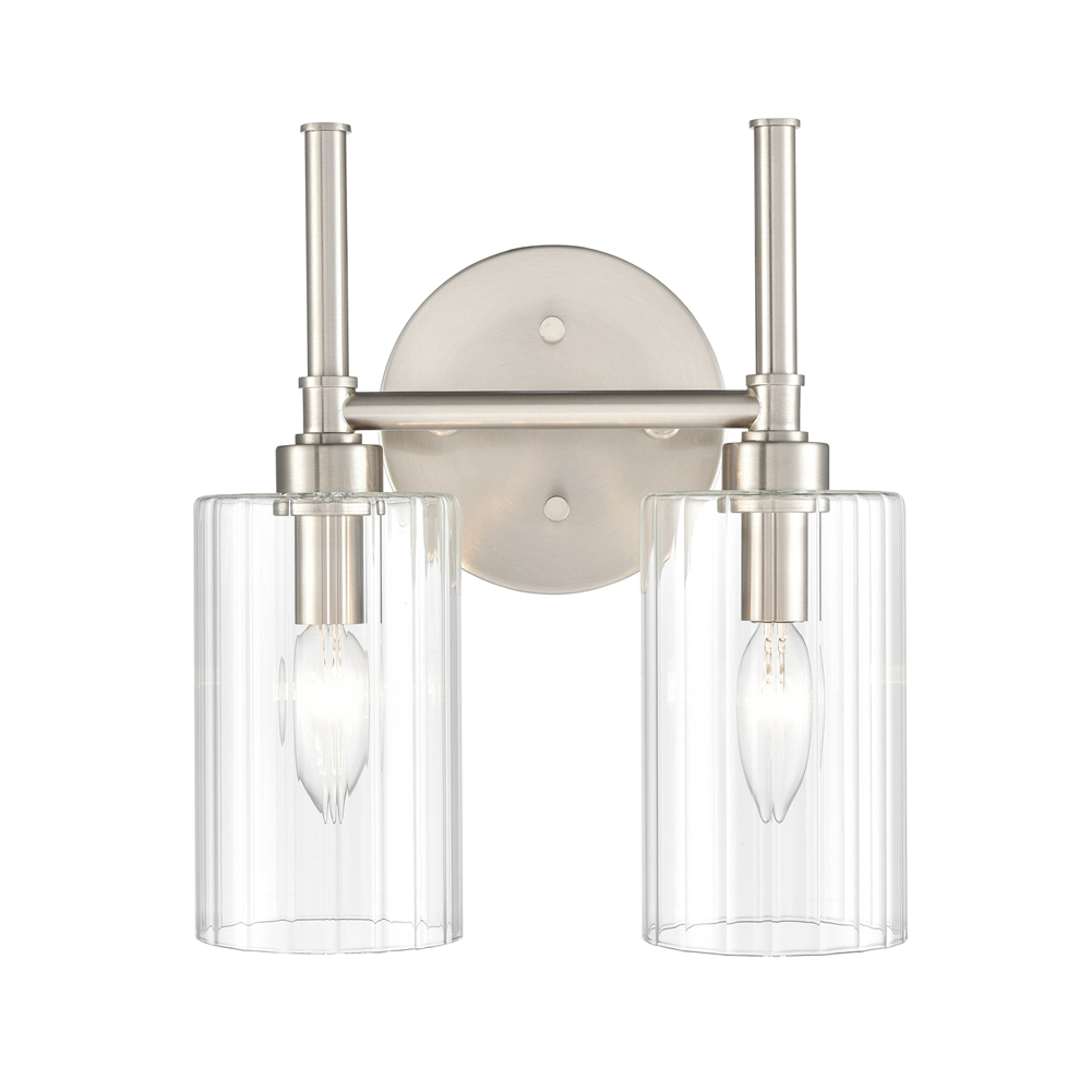 Millennium Lighting 9922-BN Chastine Two Light Vanity Brushed Nickel finish