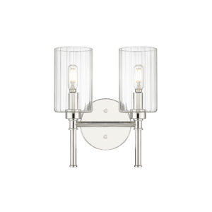 Millennium Lighting 9922-PN Chastine Two Light Vanity Polished Nickel finish