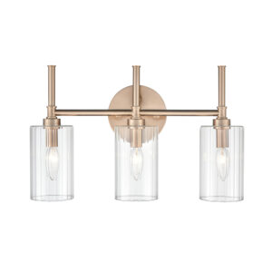 Millennium Lighting 9923-MG Chastine Three Light Vanity Modern Gold finish